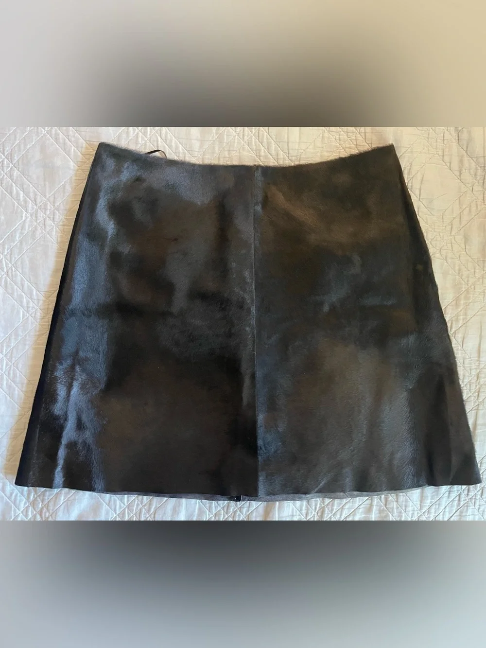 J CREW Collection Fairfax skirt in calf hair Black Size 12 $998 CQ527 - Picture 6 of 9